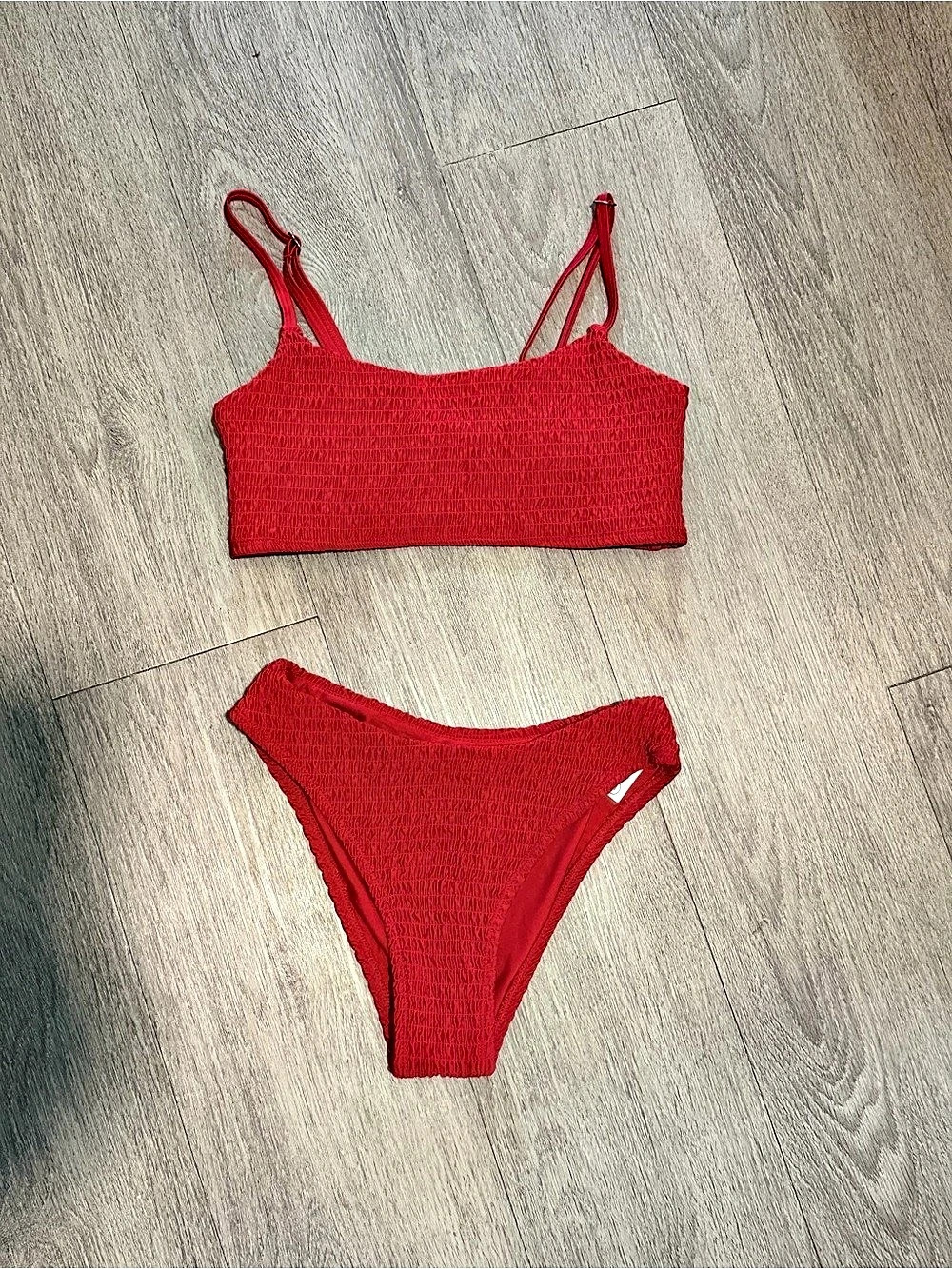 Mosmann Australia  Red Bikini Set Size Medium Like New